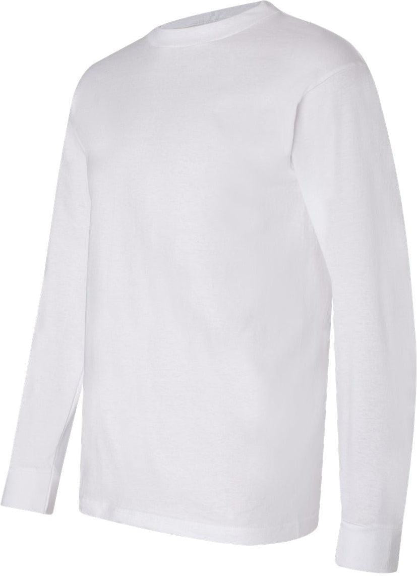 no-logo Bayside USA-Made Long Sleeve TShirt -Men's T Shirts-Bayside-Thread Logic
