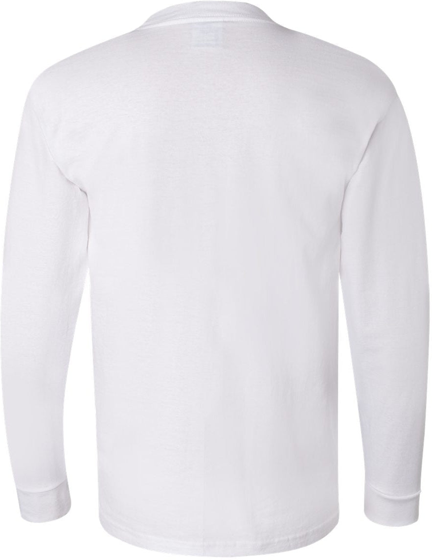 no-logo Bayside USA-Made Long Sleeve TShirt -Men's T Shirts-Bayside-Thread Logic