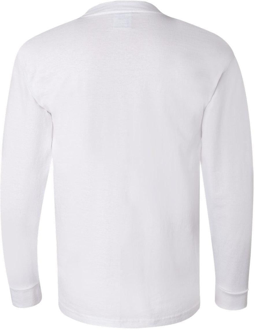 no-logo Bayside USA-Made Long Sleeve TShirt -Men's T Shirts-Bayside-Thread Logic