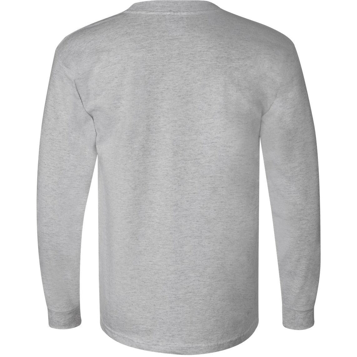 no-logo Bayside USA-Made Long Sleeve TShirt -Men's T Shirts-Bayside-Thread Logic