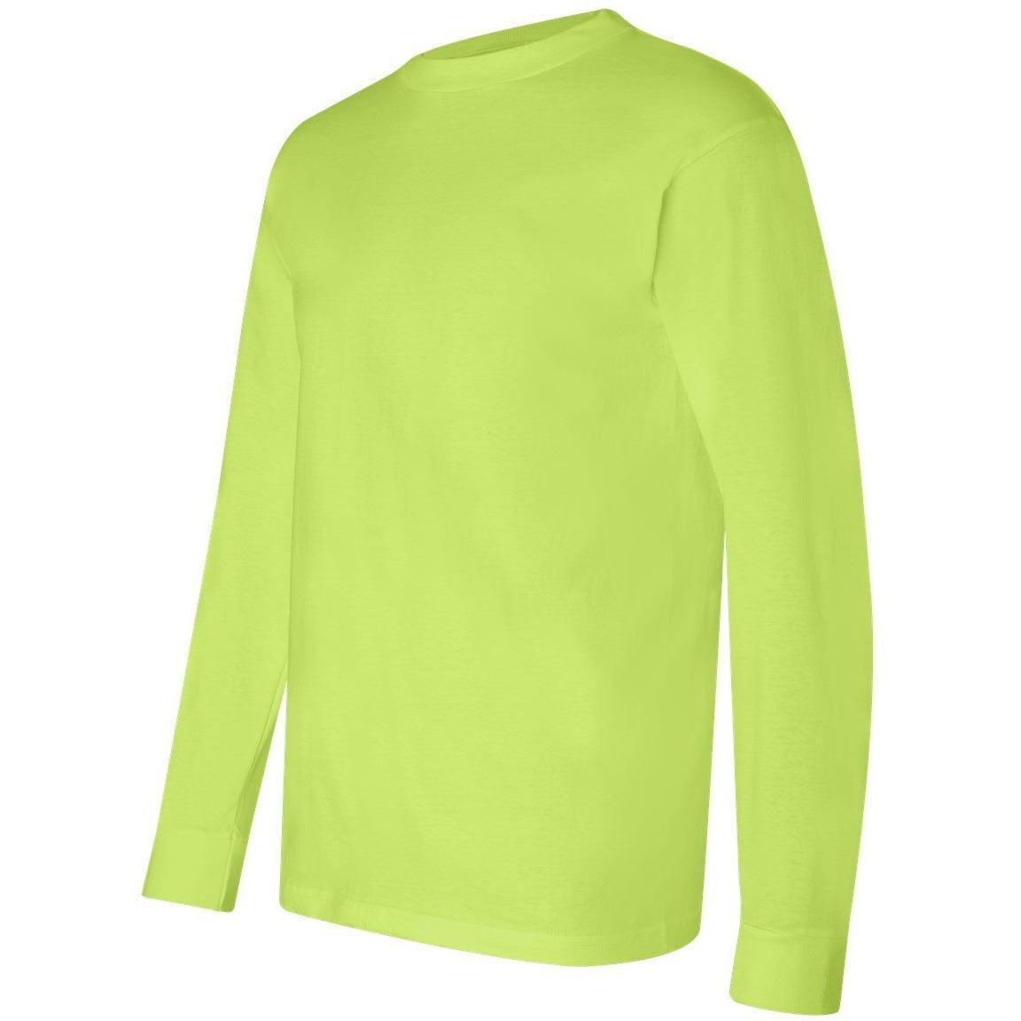 no-logo Bayside USA-Made Long Sleeve TShirt -Men's T Shirts-Bayside-Thread Logic