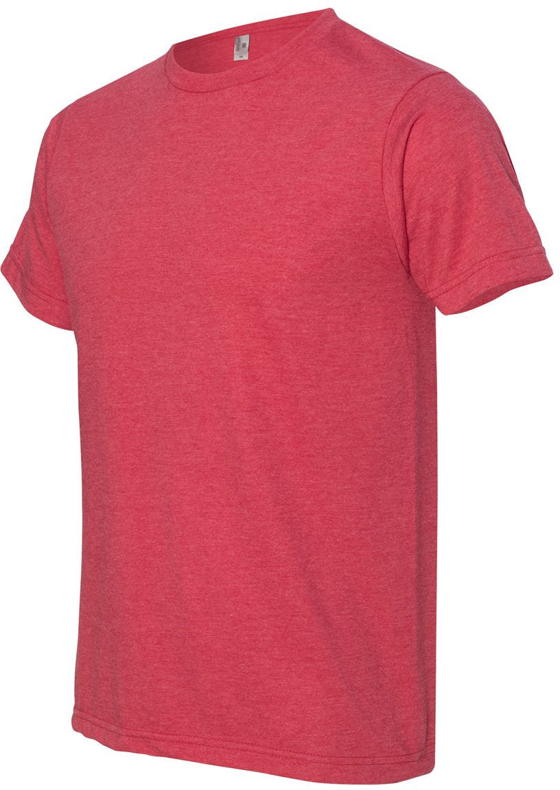 no-logo Bayside USA-Made Ringspun 50/50 Heather Unisex TShirt-Men's T Shirts-Bayside-Thread Logic