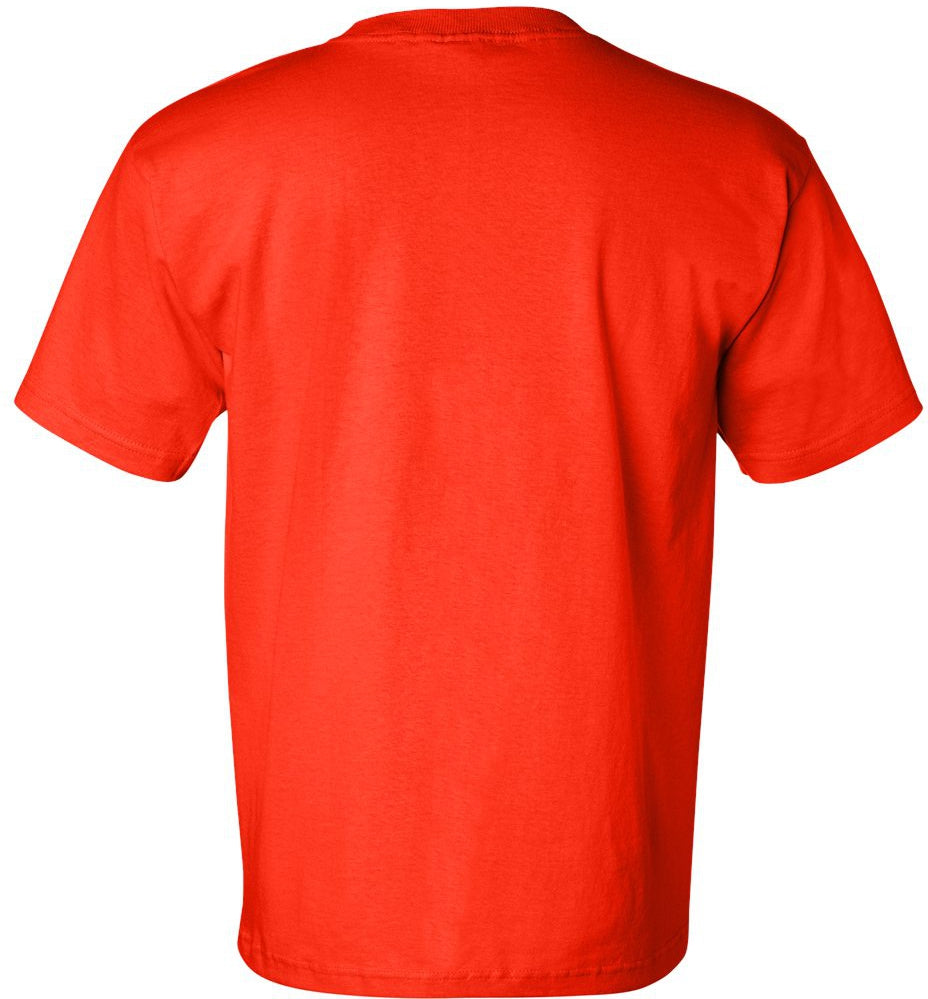 no-logo Bayside USA-Made Short Sleeve TShirt with a Pocket-Men's T Shirts-Bayside-Thread Logic