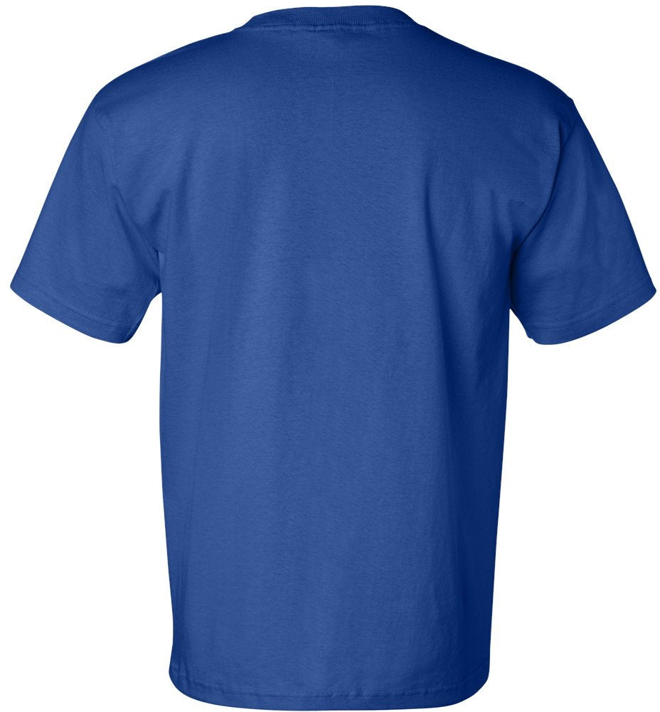 no-logo Bayside USA-Made Short Sleeve TShirt with a Pocket-Men's T Shirts-Bayside-Thread Logic