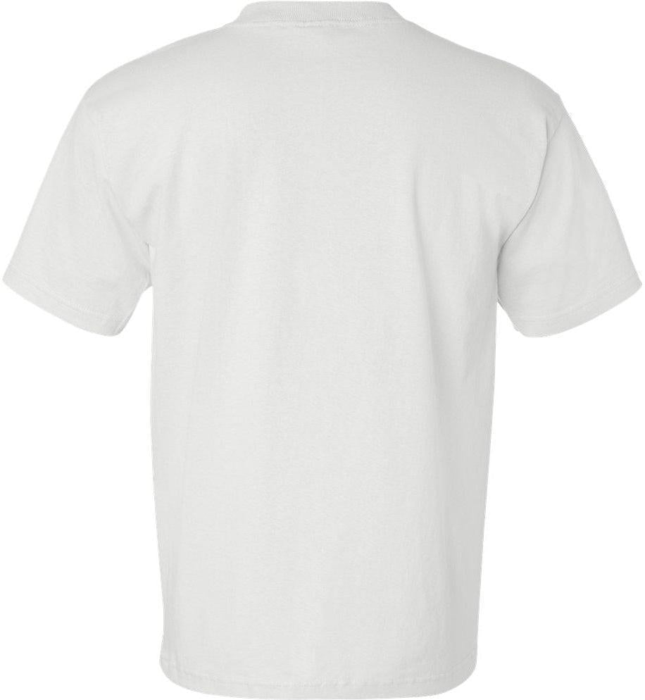 no-logo Bayside USA-Made Short Sleeve TShirt with a Pocket-Men's T Shirts-Bayside-Thread Logic