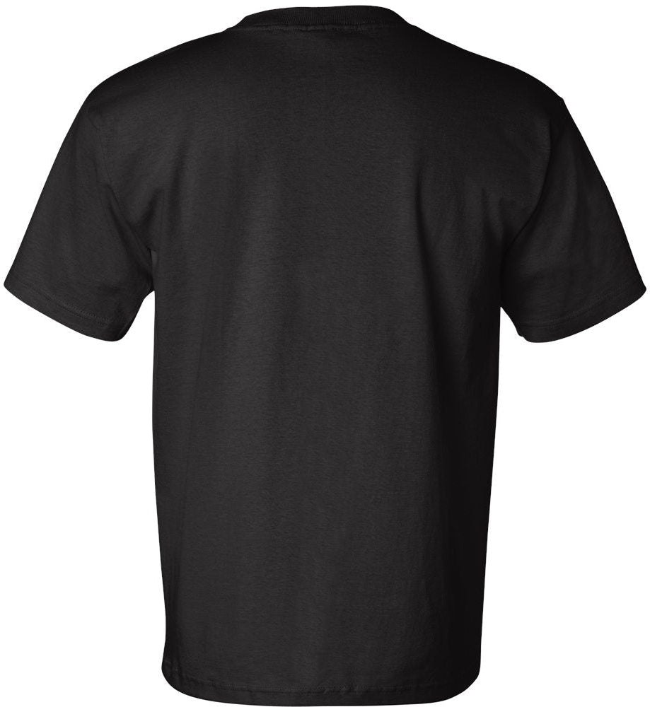 no-logo Bayside USA-Made Short Sleeve TShirt with a Pocket-Men's T Shirts-Bayside-Thread Logic