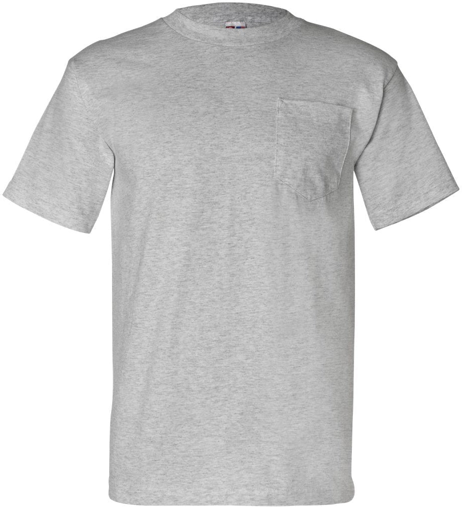 Bayside USA-Made Short Sleeve TShirt with a Pocket