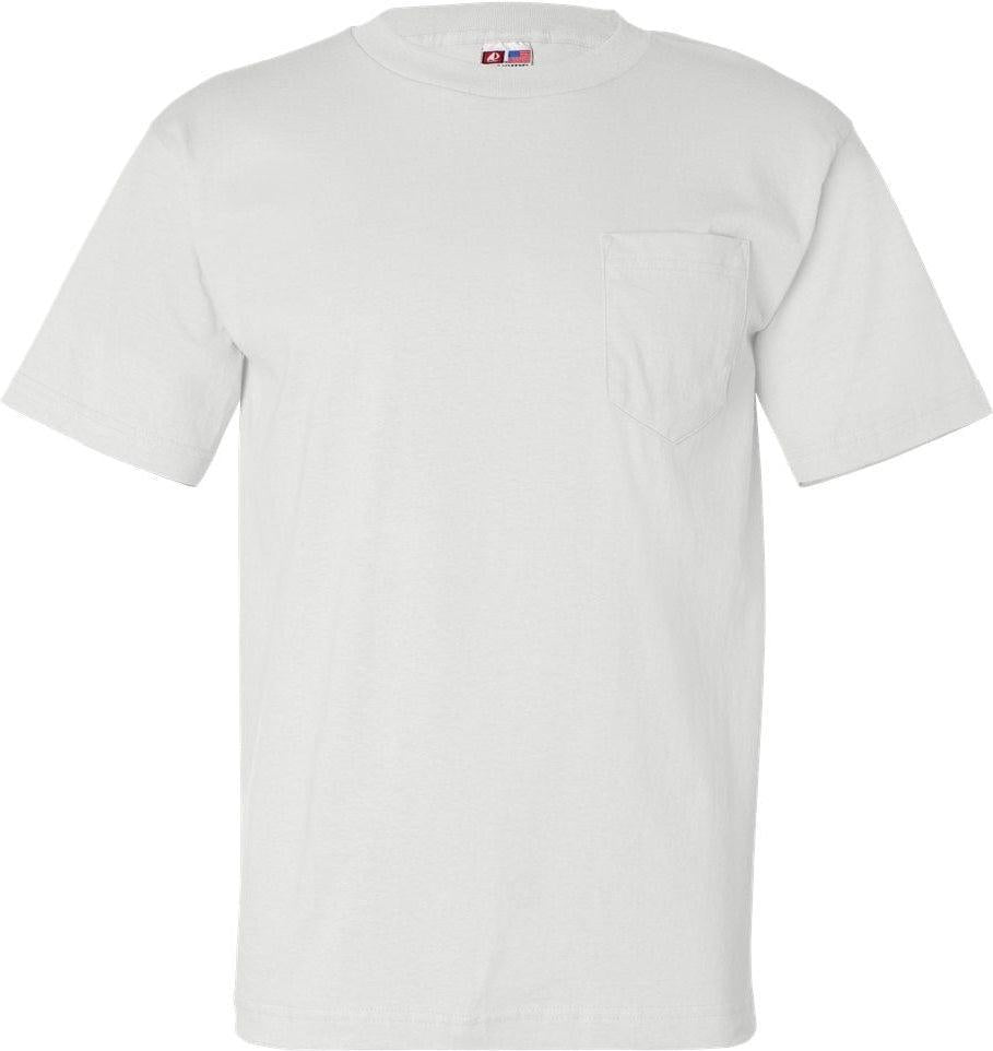 Bayside USA-Made Short Sleeve TShirt with a Pocket