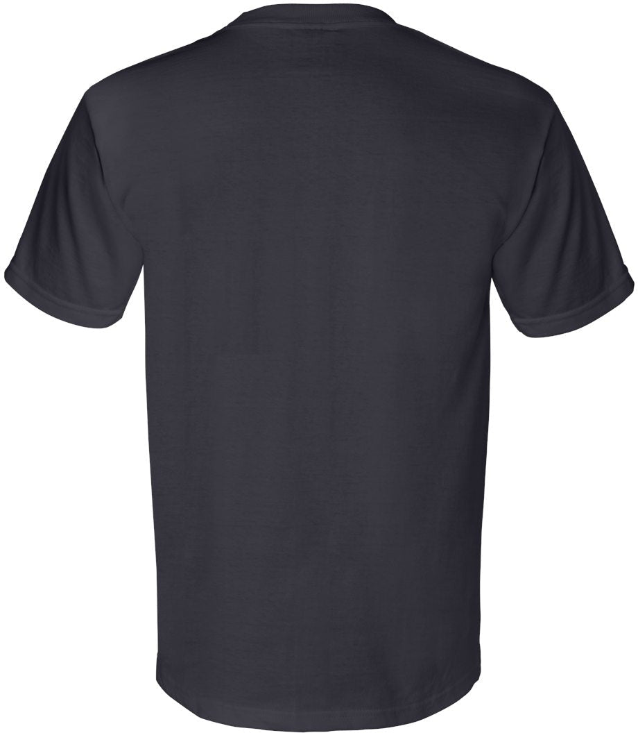 no-logo Bayside Union-Made Short Sleeve TShirt with a Pocket-Men's T Shirts-Bayside-Thread Logic