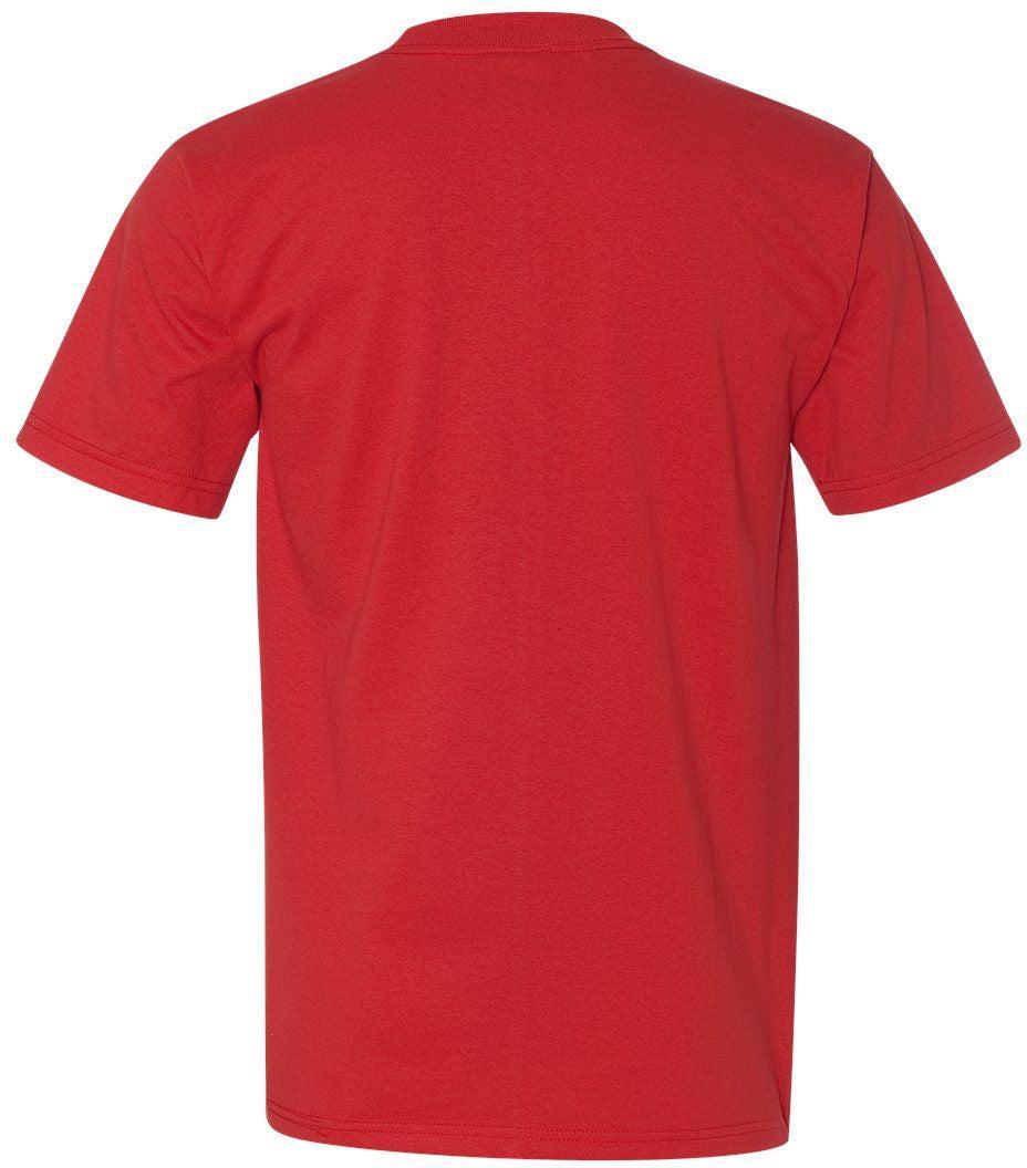 no-logo Bayside Union-Made Short Sleeve TShirt with a Pocket-Men's T Shirts-Bayside-Thread Logic