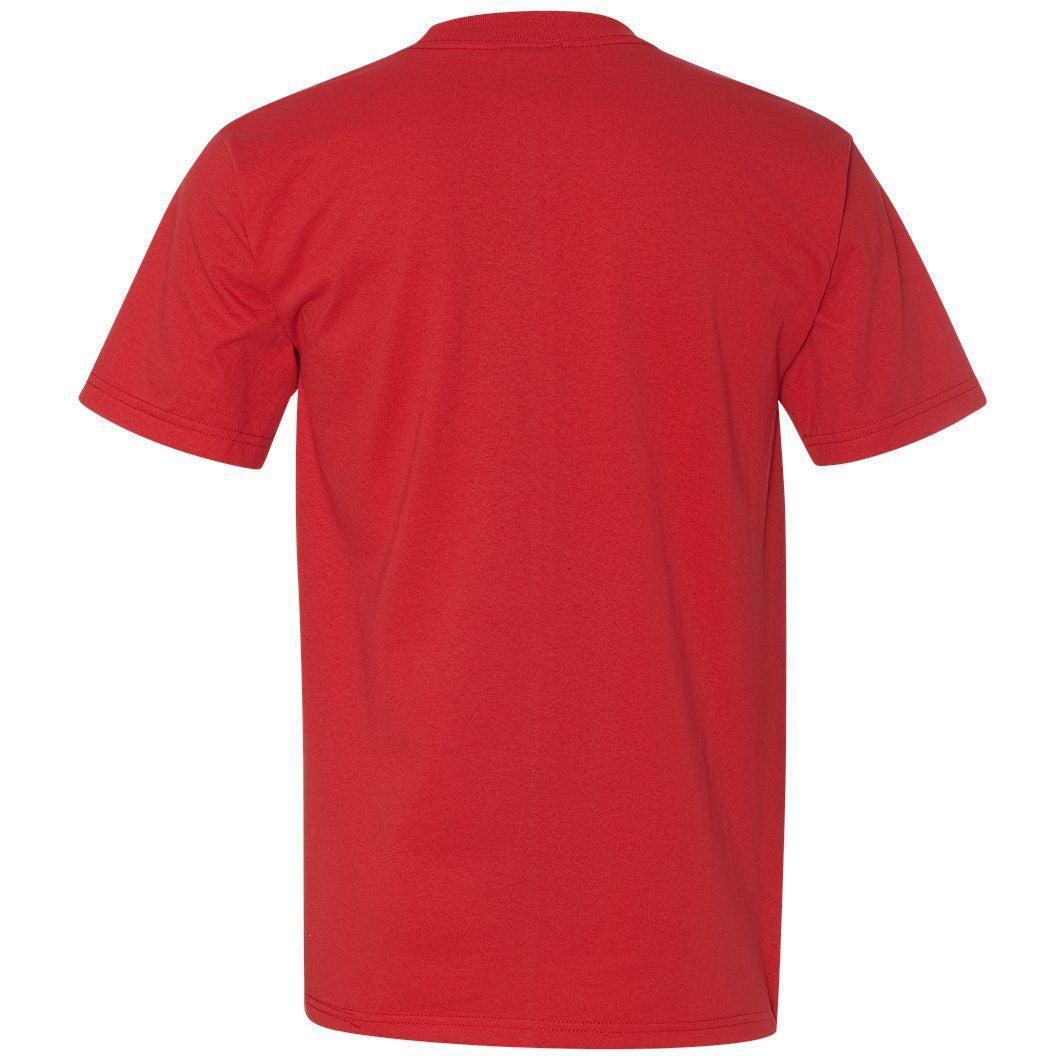 no-logo Bayside Union-Made Short Sleeve TShirt with a Pocket-Polos-Bayside-Thread Logic