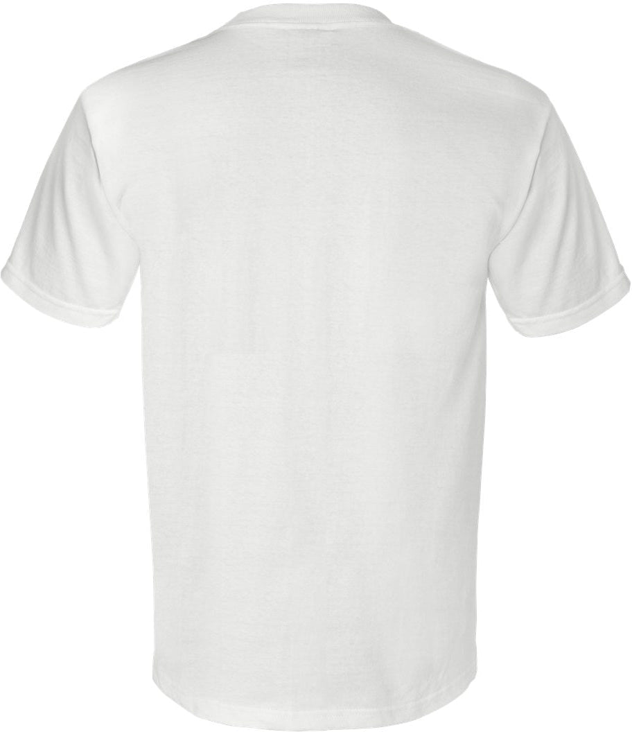 no-logo Bayside Union-Made Short Sleeve TShirt with a Pocket-Men's T Shirts-Bayside-Thread Logic