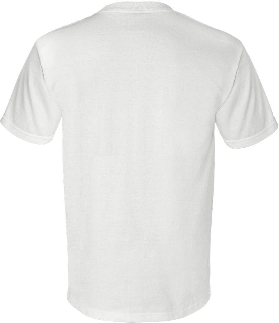 no-logo Bayside Union-Made Short Sleeve TShirt with a Pocket-Men's T Shirts-Bayside-Thread Logic