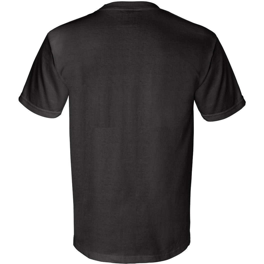 no-logo Bayside Union-Made Short Sleeve TShirt with a Pocket-Polos-Bayside-Thread Logic