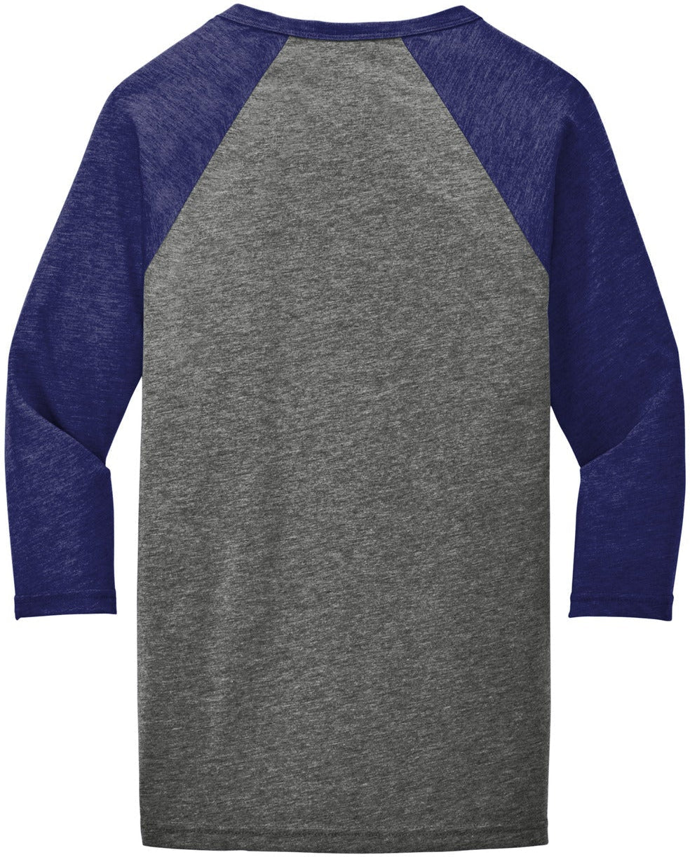 no-logo Bella+Canvas 3/4-Sleeve Baseball Tee-Regular-Bella&Canvas-Thread Logic
