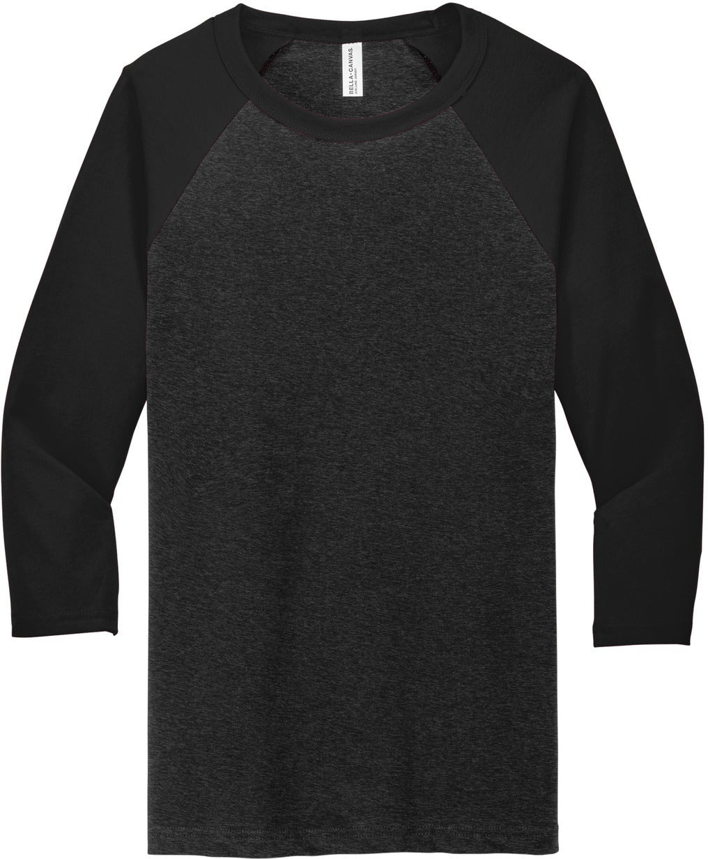 Bella+Canvas 3/4-Sleeve Baseball Tee