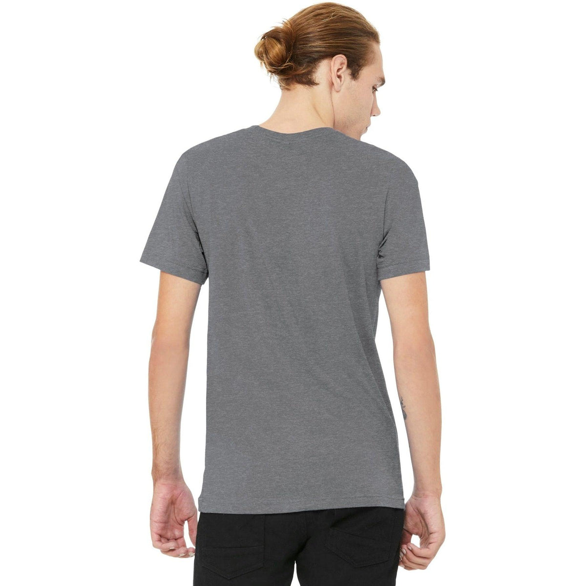 no-logo Bella+Canvas Heather CVC Short Sleeve Tee-Regular-Bella&Canvas-Thread Logic
