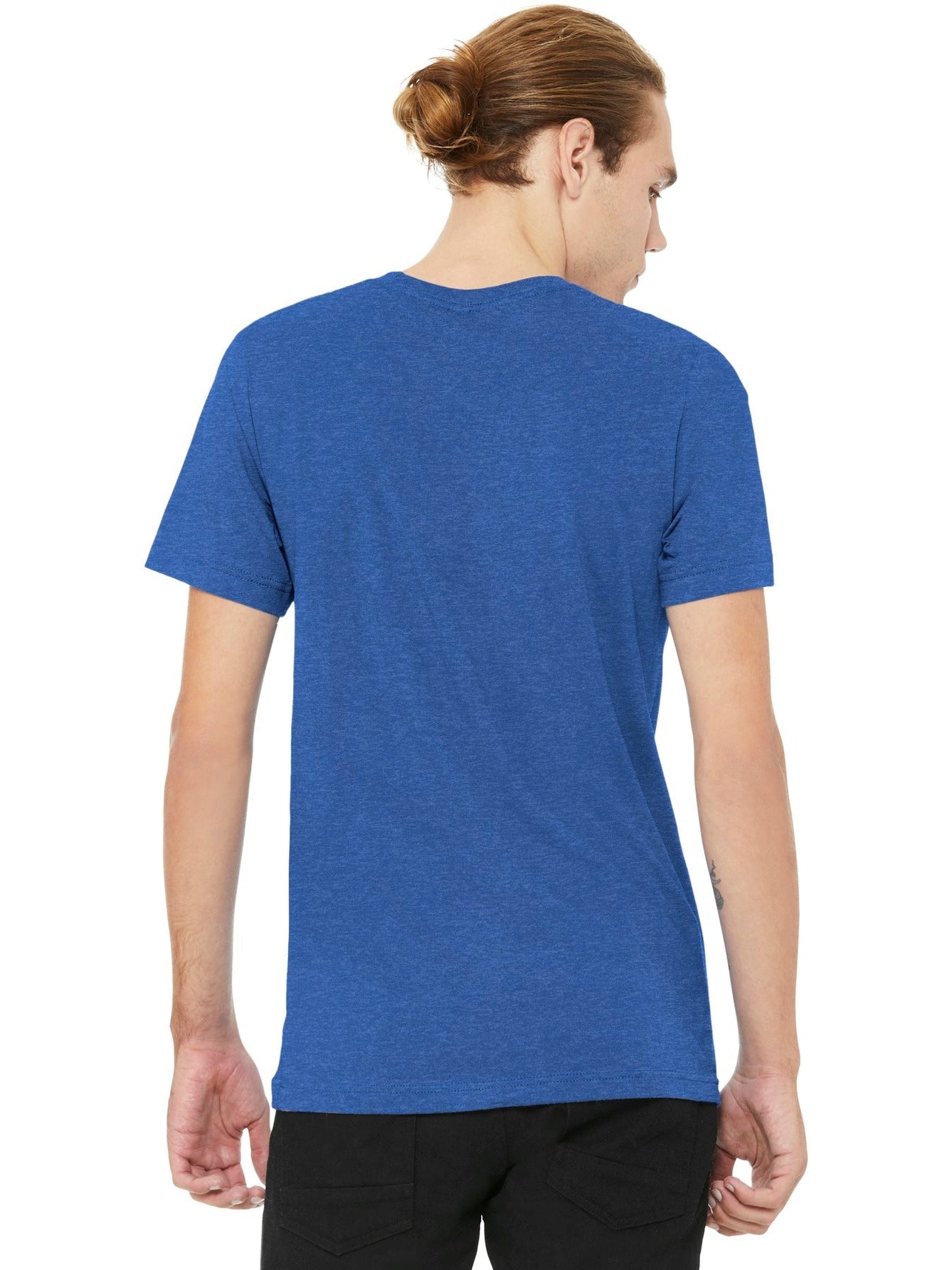 no-logo Bella+Canvas Heather CVC Short Sleeve Tee-Regular-Bella&Canvas-Thread Logic