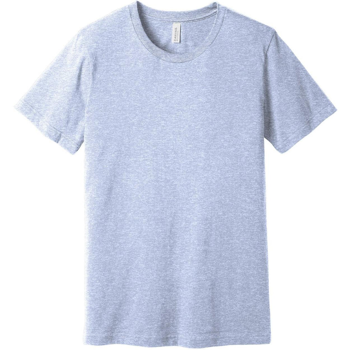 no-logo Bella+Canvas Heather CVC Short Sleeve Tee