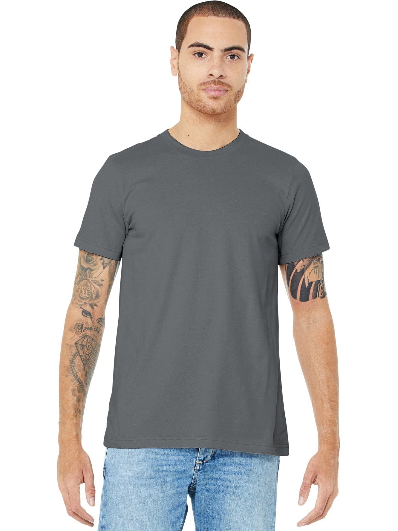 no-logo Bella+Canvas Jersey Short Sleeve Tee-Regular-Bella&Canvas-Thread Logic