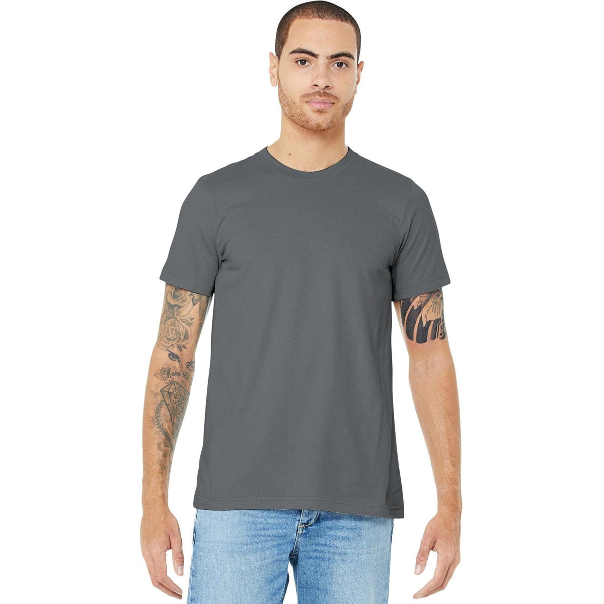 no-logo Bella+Canvas Jersey Short Sleeve Tee-Regular-Bella&Canvas-Thread Logic
