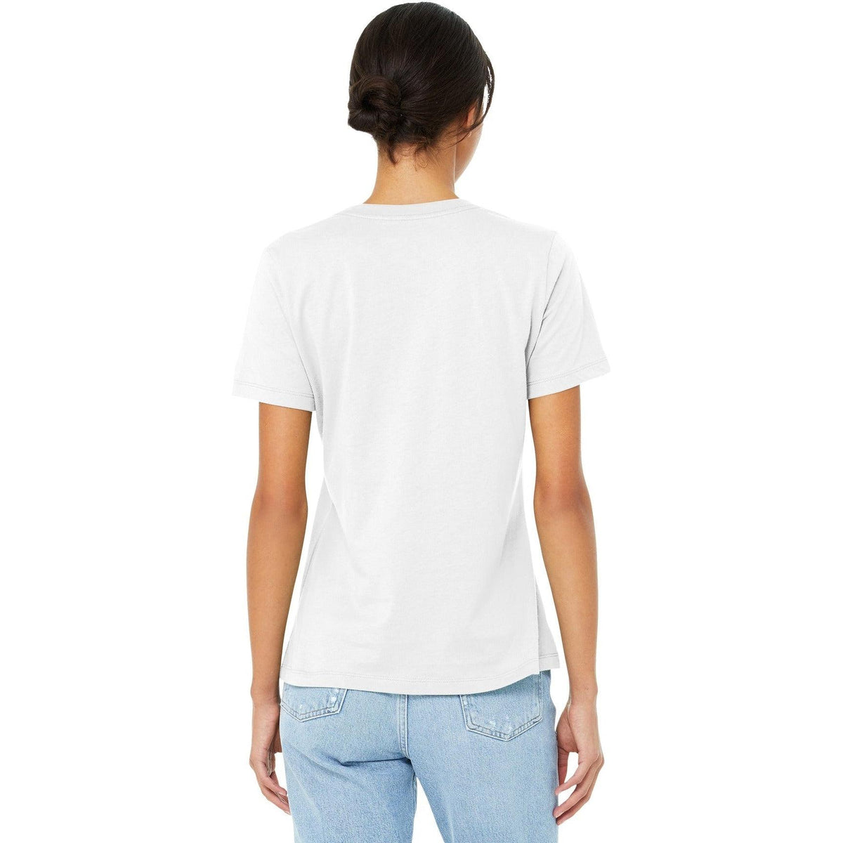 no-logo Bella+Canvas Ladies Relaxed Jersey Short Sleeve Tee-Regular-Bella&Canvas-Thread Logic