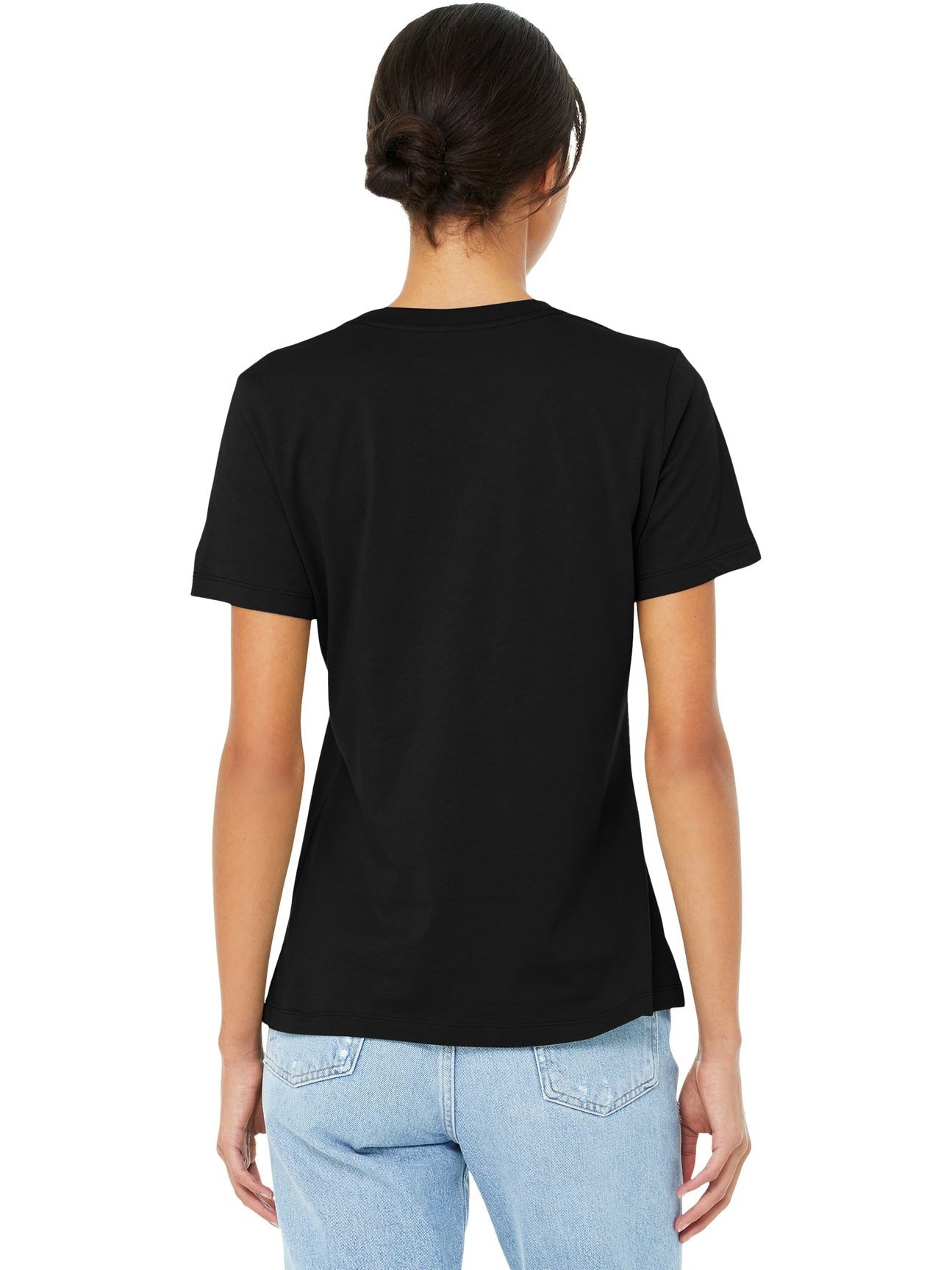 no-logo Bella+Canvas Ladies Relaxed Jersey Short Sleeve Tee-Regular-Bella&Canvas-Thread Logic