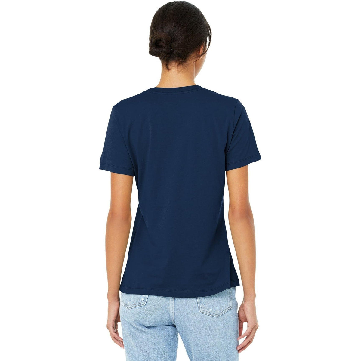 no-logo Bella+Canvas Ladies Relaxed Jersey Short Sleeve Tee-Regular-Bella&Canvas-Thread Logic