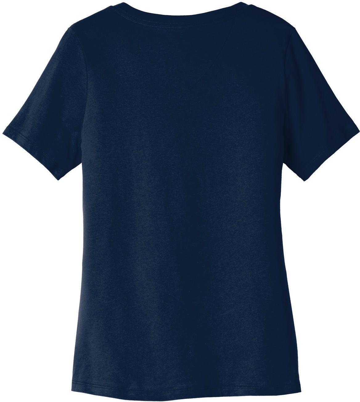 no-logo Bella+Canvas Ladies Relaxed Jersey Short Sleeve V-Neck Tee-Regular-Bella&Canvas-Thread Logic