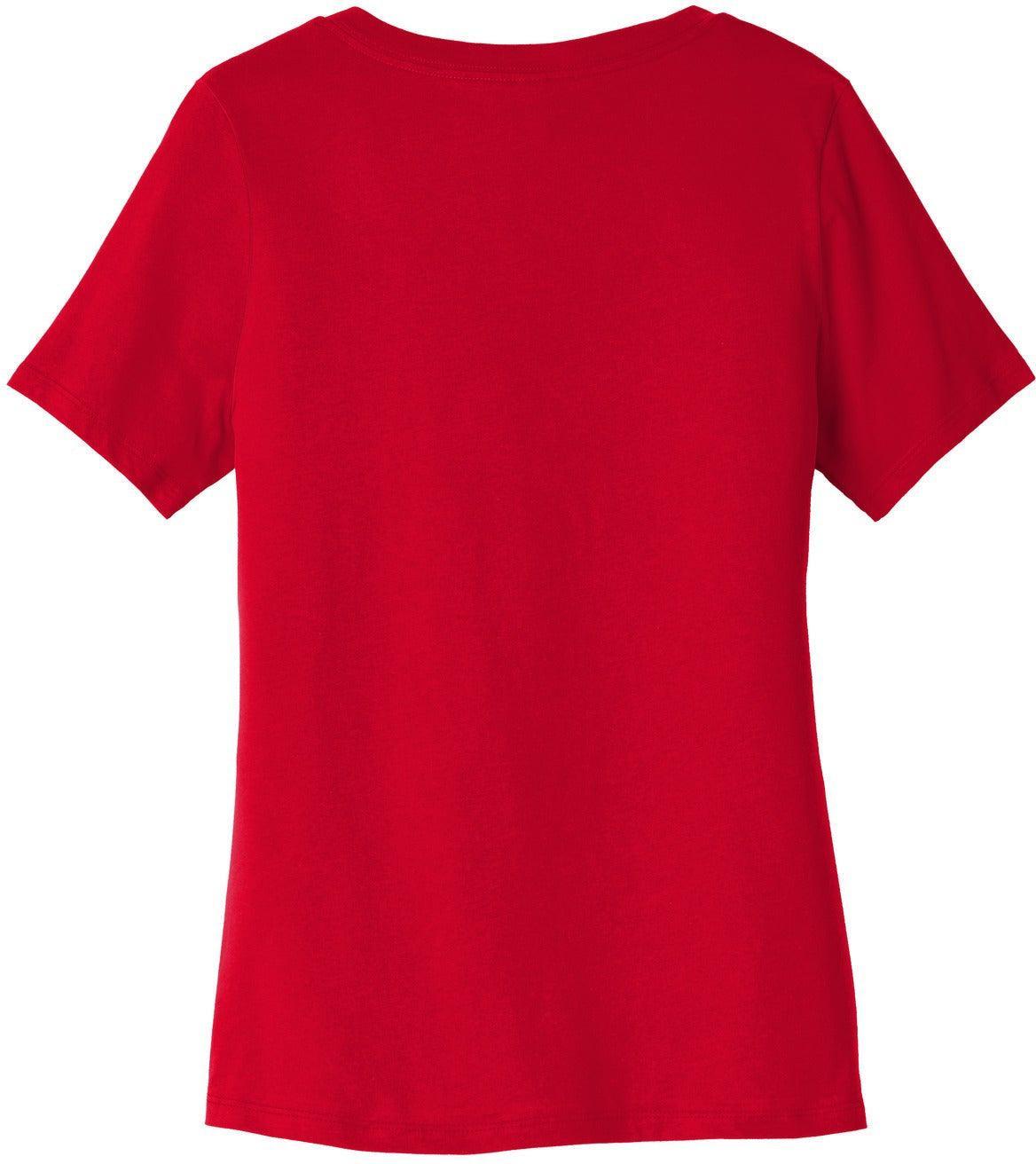 no-logo Bella+Canvas Ladies Relaxed Jersey Short Sleeve V-Neck Tee-Regular-Bella&Canvas-Thread Logic