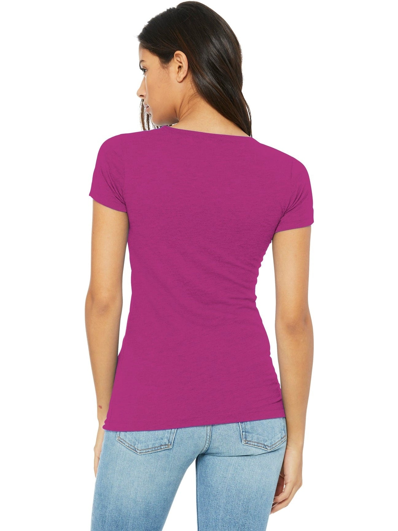 no-logo Bella+Canvas Ladies Slim Fit Tee-Regular-Bella&Canvas-Thread Logic