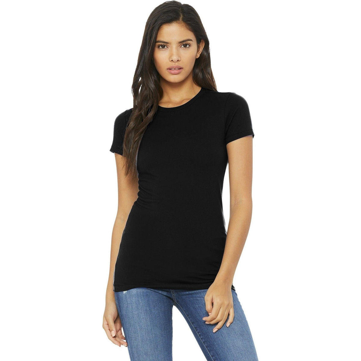 no-logo Bella+Canvas Ladies Slim Fit Tee-Regular-Bella&Canvas-Thread Logic