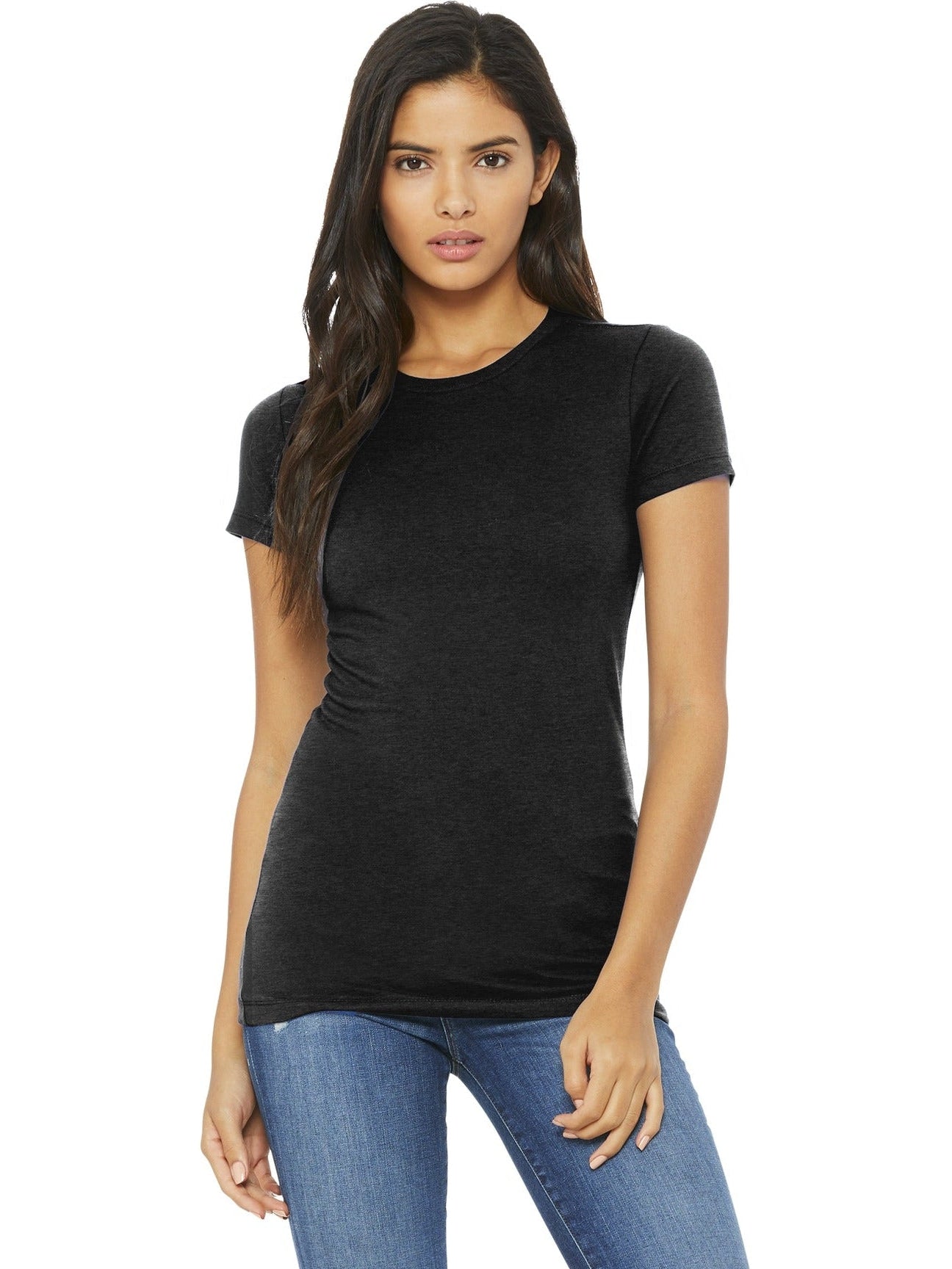 no-logo Bella+Canvas Ladies Slim Fit Tee-Regular-Bella&Canvas-Thread Logic