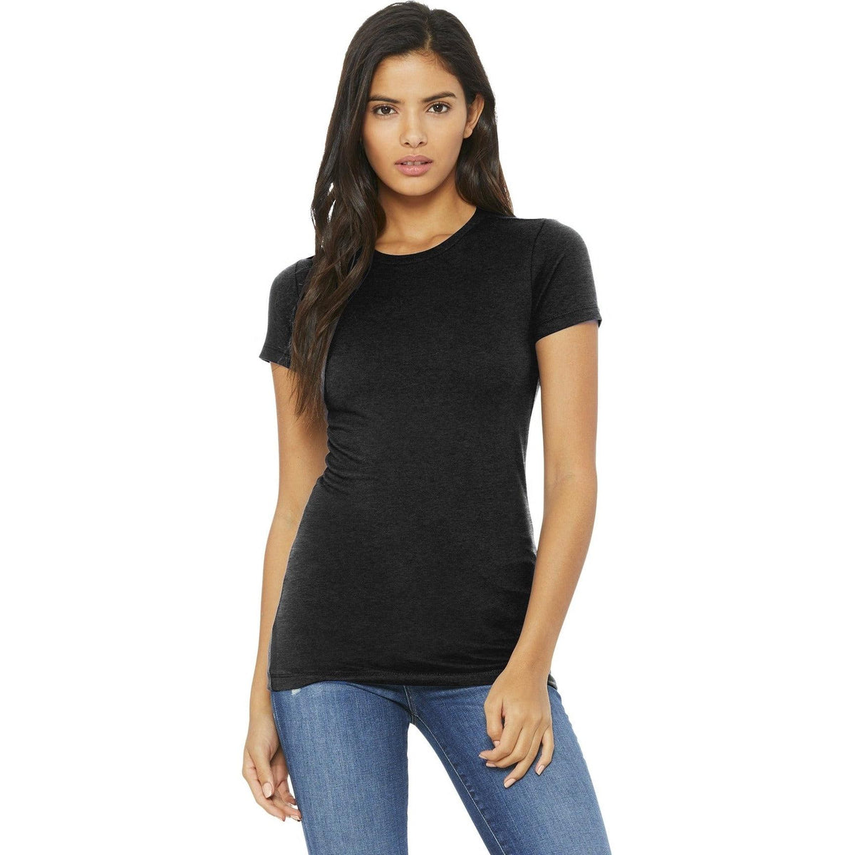 no-logo Bella+Canvas Ladies Slim Fit Tee-Regular-Bella&Canvas-Thread Logic