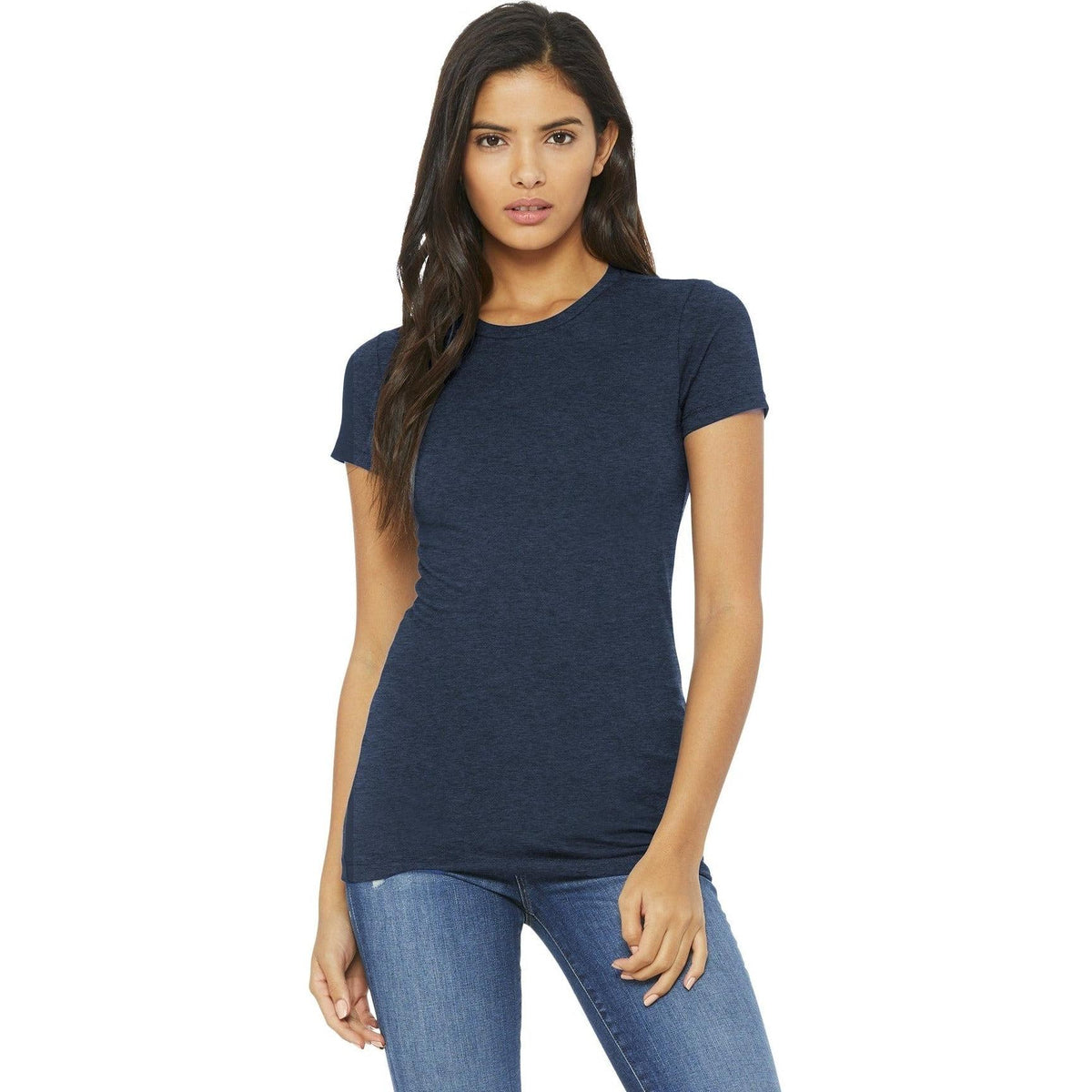 no-logo Bella+Canvas Ladies Slim Fit Tee-Regular-Bella&Canvas-Thread Logic