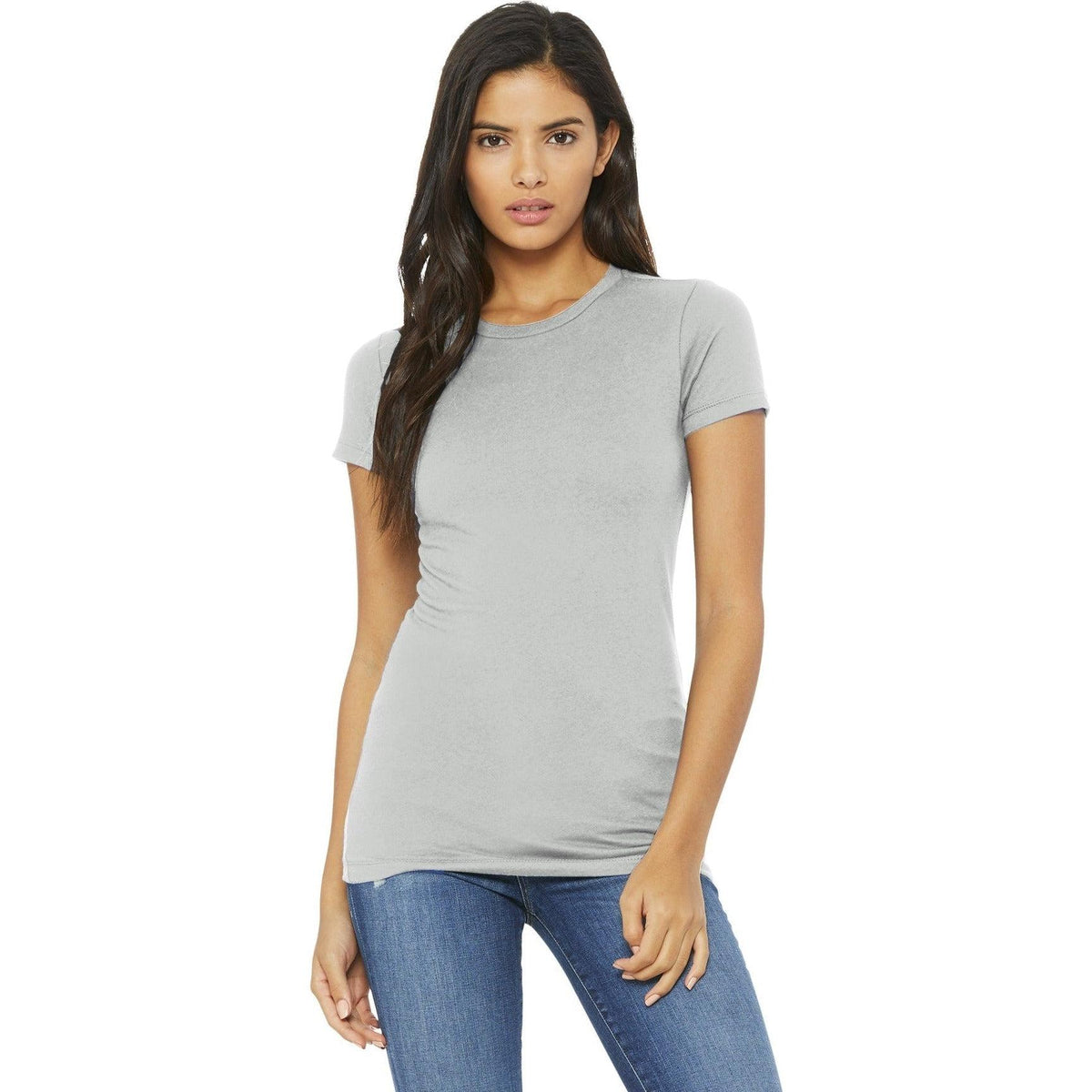 no-logo Bella+Canvas Ladies Slim Fit Tee-Regular-Bella&Canvas-Thread Logic