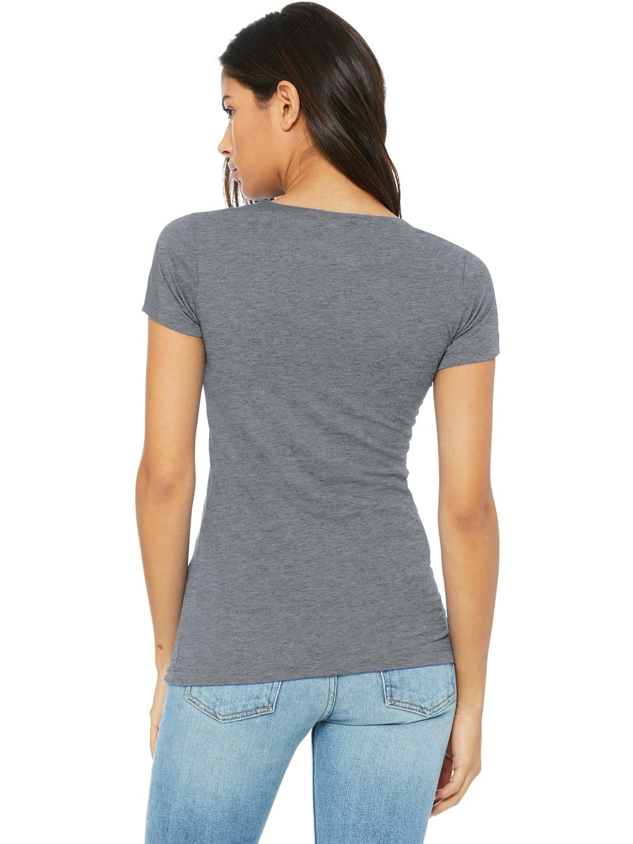 no-logo Bella+Canvas Ladies Slim Fit Tee-Regular-Bella&Canvas-Thread Logic