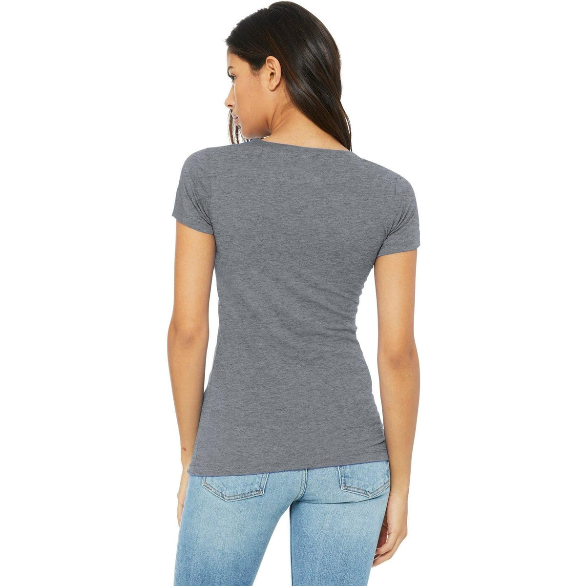 no-logo Bella+Canvas Ladies Slim Fit Tee-Regular-Bella&Canvas-Thread Logic