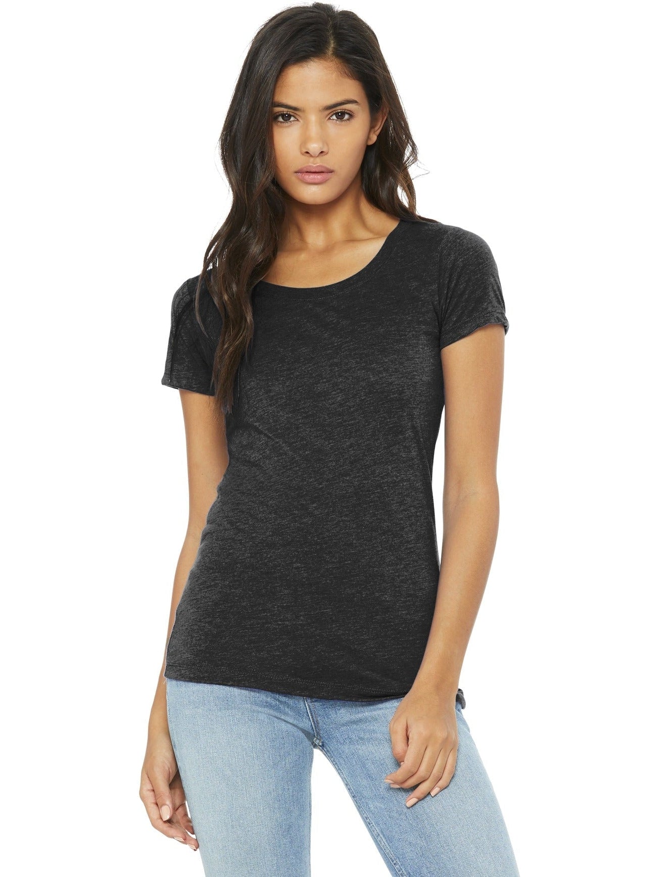 no-logo Bella+Canvas Ladies Triblend Short Sleeve Tee-Regular-Bella&Canvas-Thread Logic