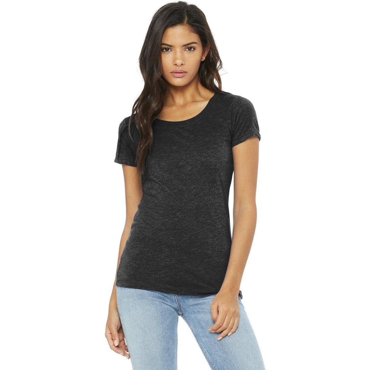 no-logo Bella+Canvas Ladies Triblend Short Sleeve Tee-Regular-Bella&Canvas-Thread Logic