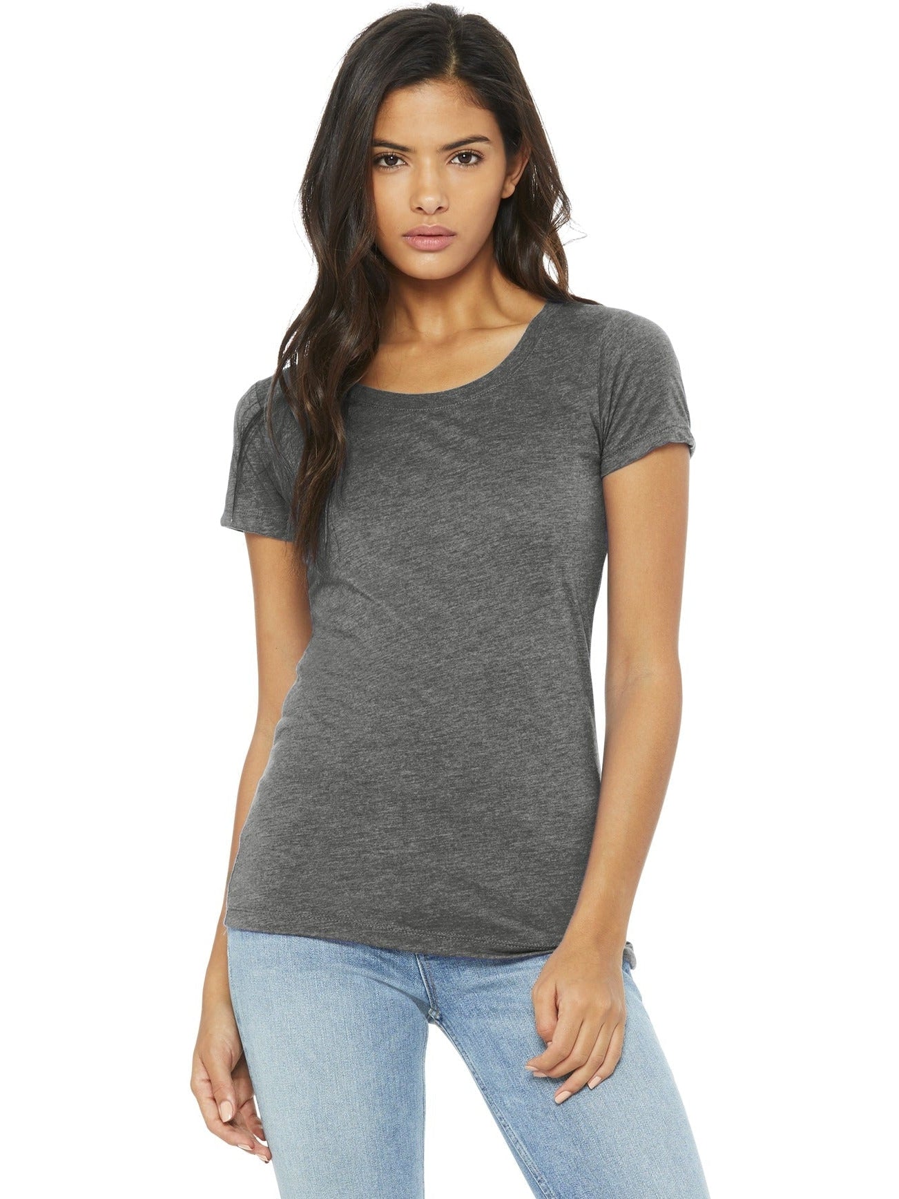 no-logo Bella+Canvas Ladies Triblend Short Sleeve Tee-Regular-Bella&Canvas-Thread Logic