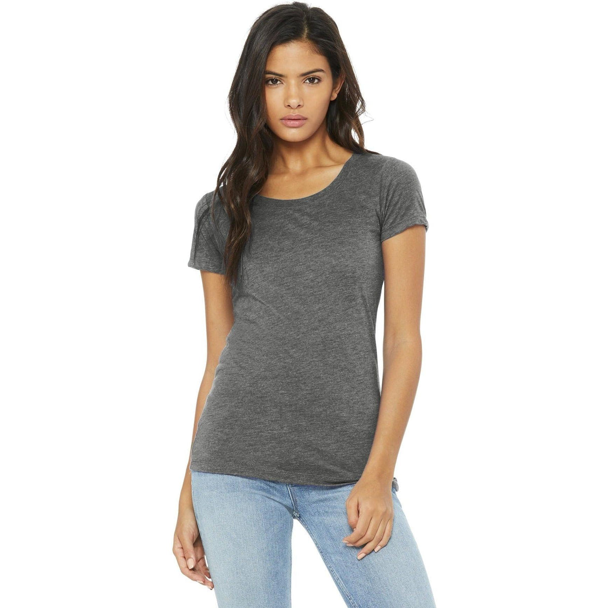 no-logo Bella+Canvas Ladies Triblend Short Sleeve Tee-Regular-Bella&Canvas-Thread Logic