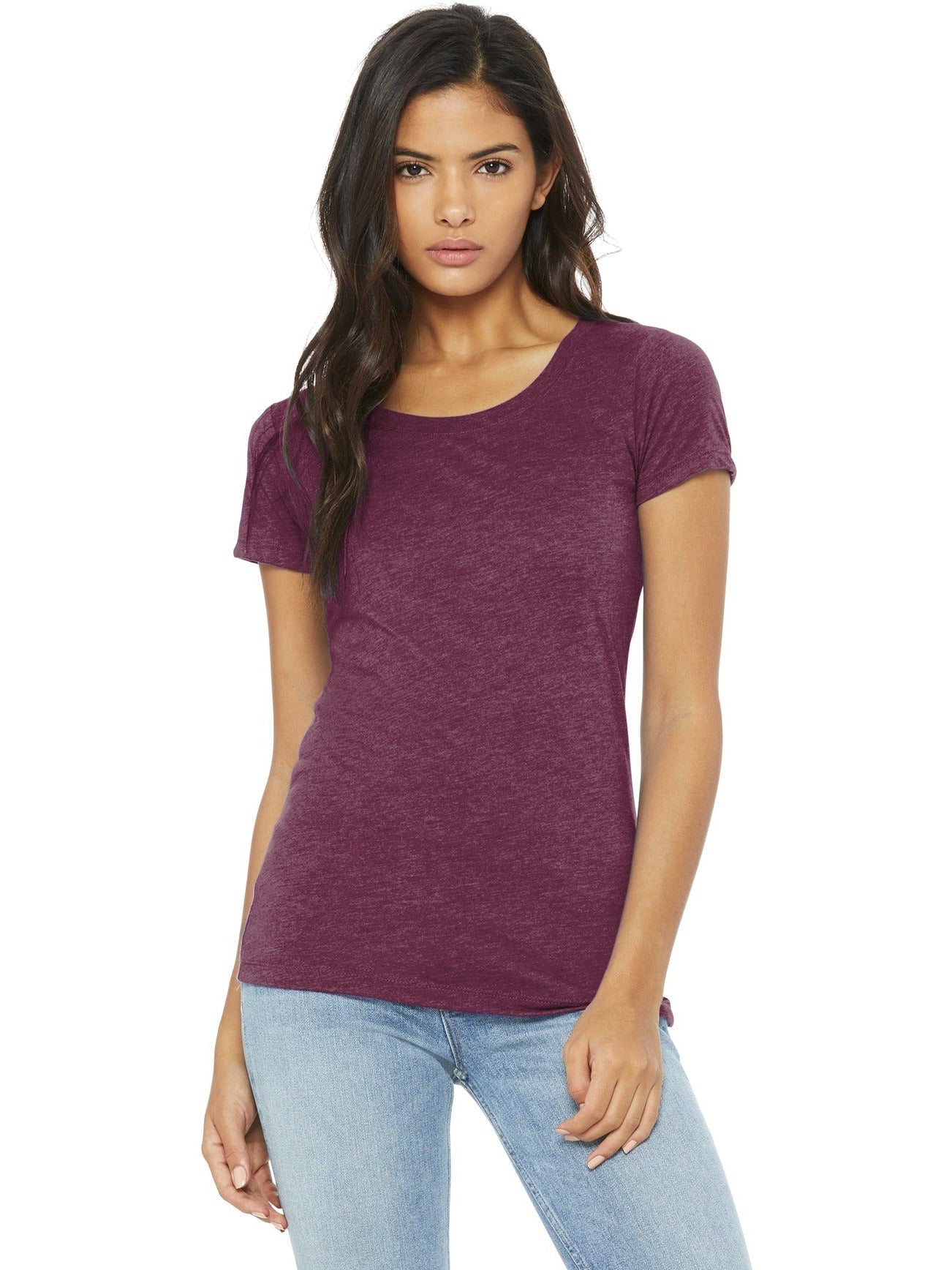 no-logo Bella+Canvas Ladies Triblend Short Sleeve Tee-Regular-Bella&Canvas-Thread Logic