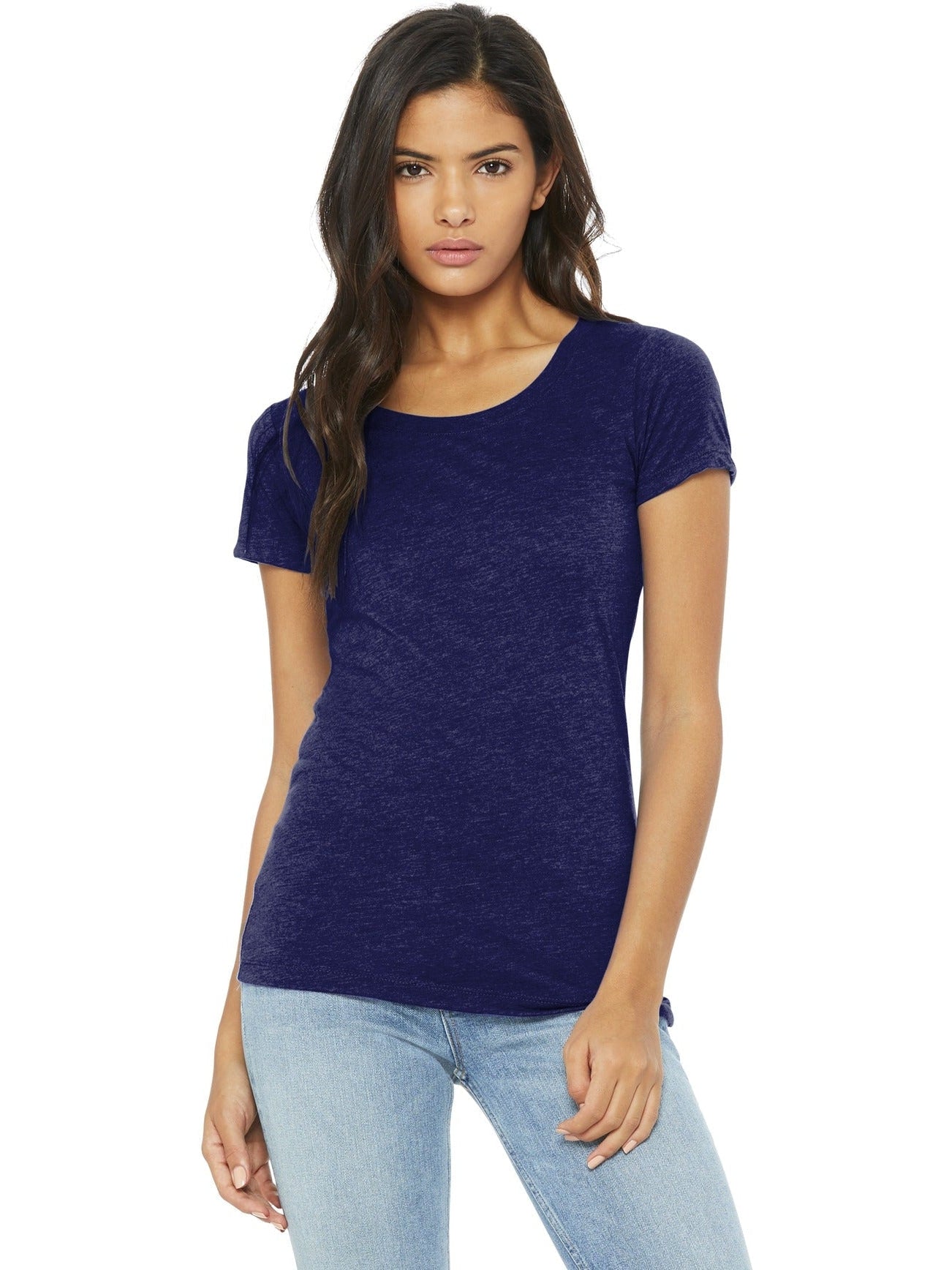 no-logo Bella+Canvas Ladies Triblend Short Sleeve Tee-Regular-Bella&Canvas-Thread Logic