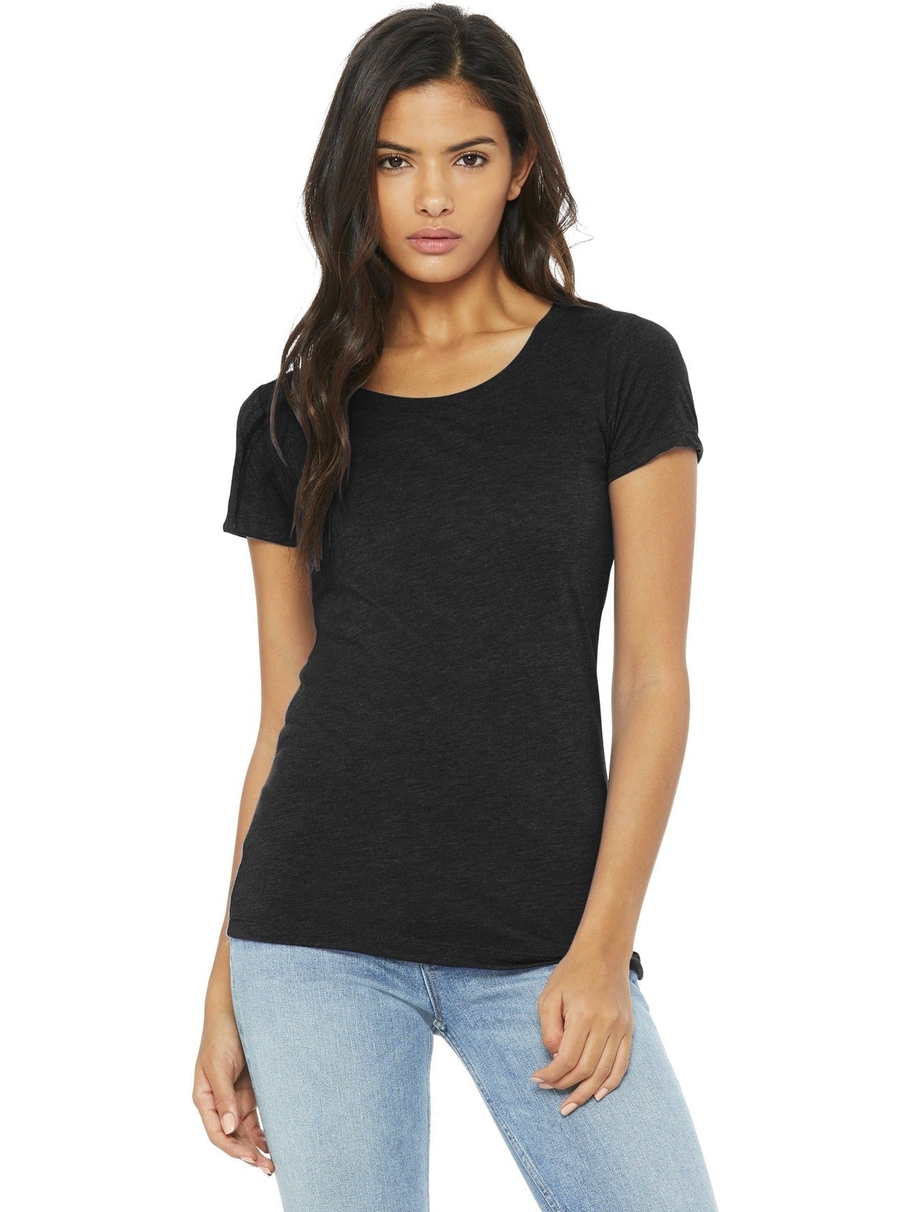 no-logo Bella+Canvas Ladies Triblend Short Sleeve Tee-Regular-Bella&Canvas-Thread Logic