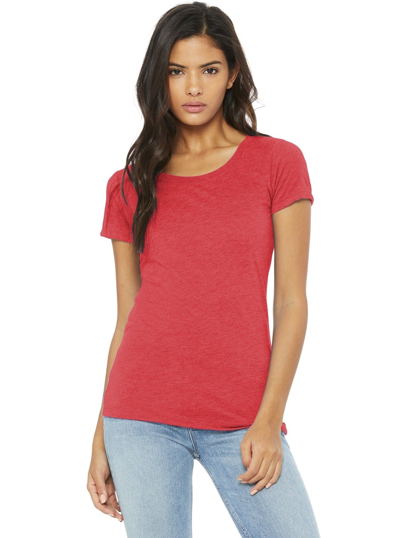 no-logo Bella+Canvas Ladies Triblend Short Sleeve Tee-Regular-Bella&Canvas-Thread Logic