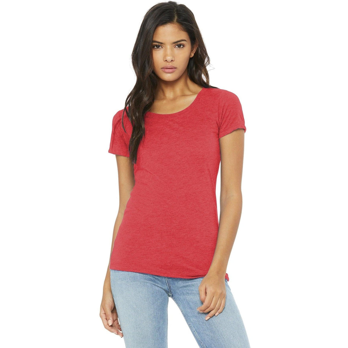 no-logo Bella+Canvas Ladies Triblend Short Sleeve Tee-Regular-Bella&Canvas-Thread Logic