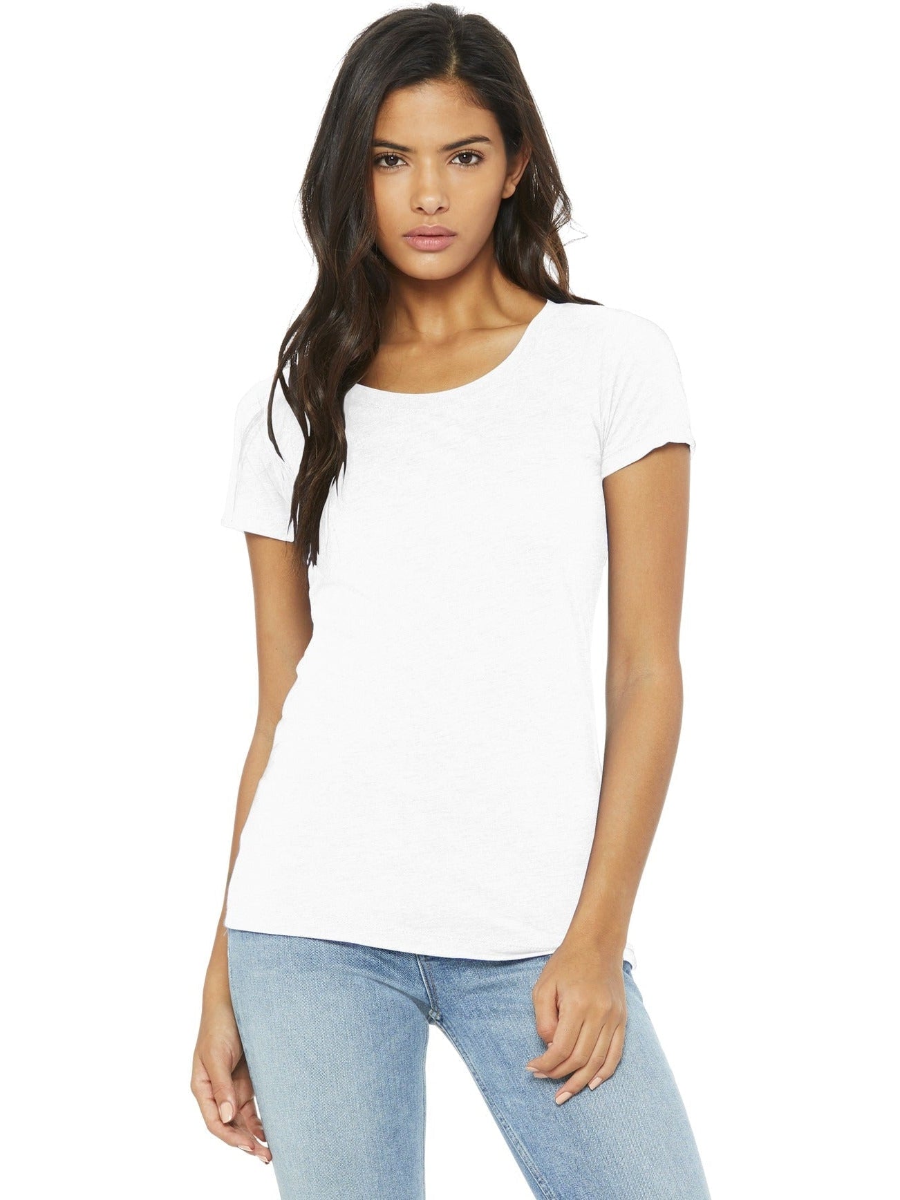 no-logo Bella+Canvas Ladies Triblend Short Sleeve Tee-Regular-Bella&Canvas-Thread Logic