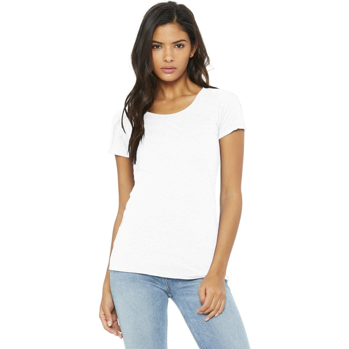 no-logo Bella+Canvas Ladies Triblend Short Sleeve Tee-Regular-Bella&Canvas-Thread Logic