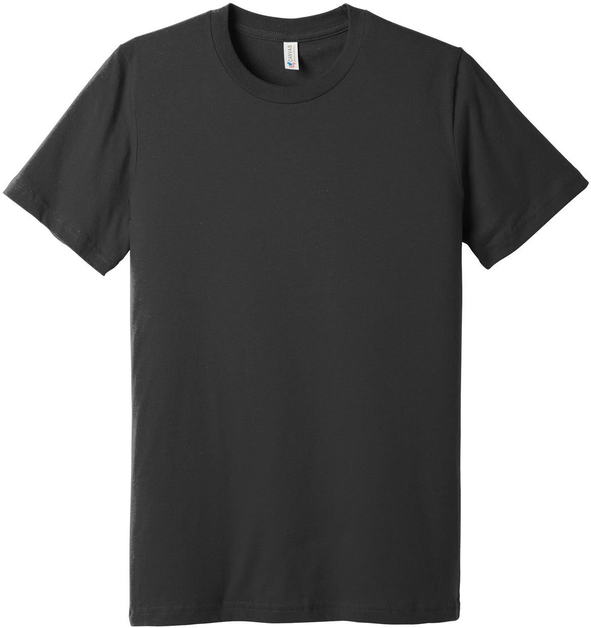 No-Logo CLOSEOUT - Bella+Canvas Made In The USA Jersey Short Sleeve Tee-Polos-Bella&Canvas-Asphalt-S-Thread Logic